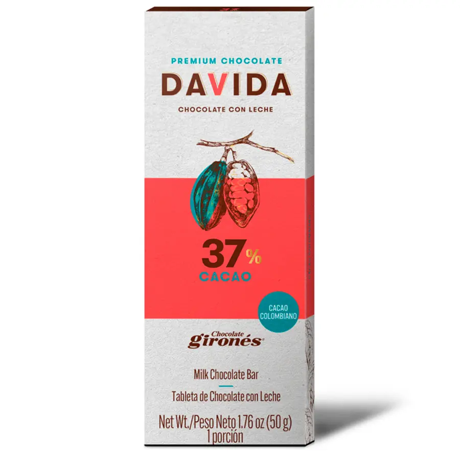 Producto Barra 37% cacao 50g