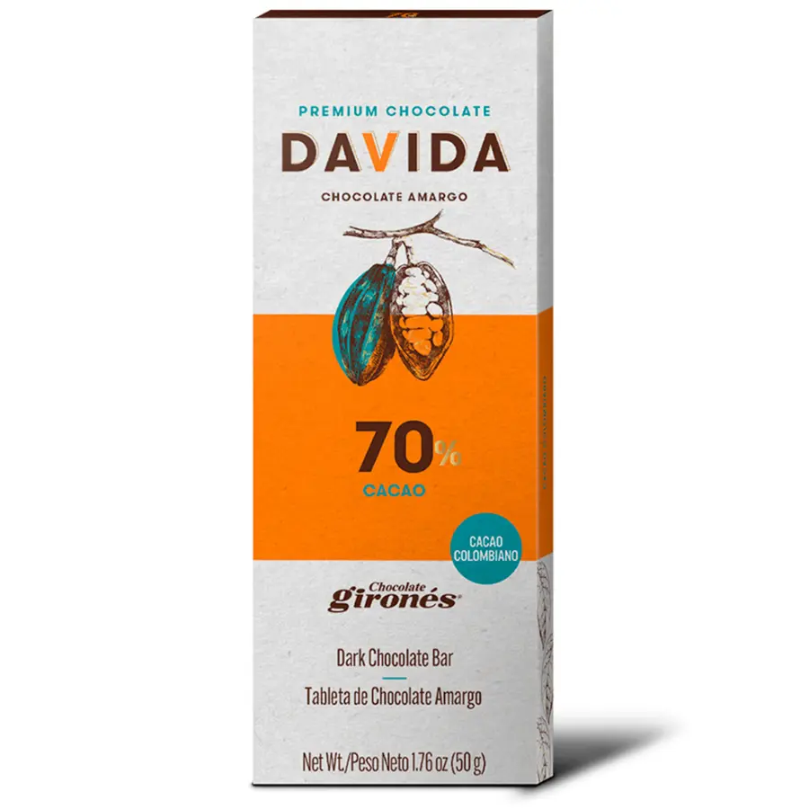 Producto Barra 70% cacao 50g