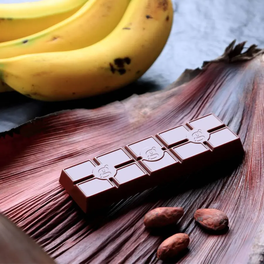 Barra banano 70% cacao 40g