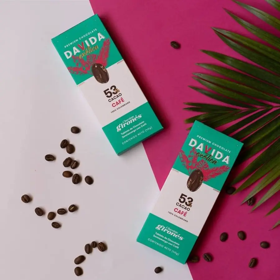 Barra café 53% cacao 40g