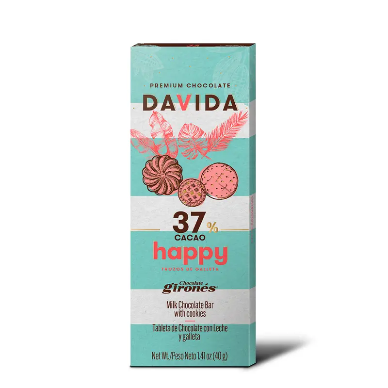 Producto Barra galleta 37% cacao 40g