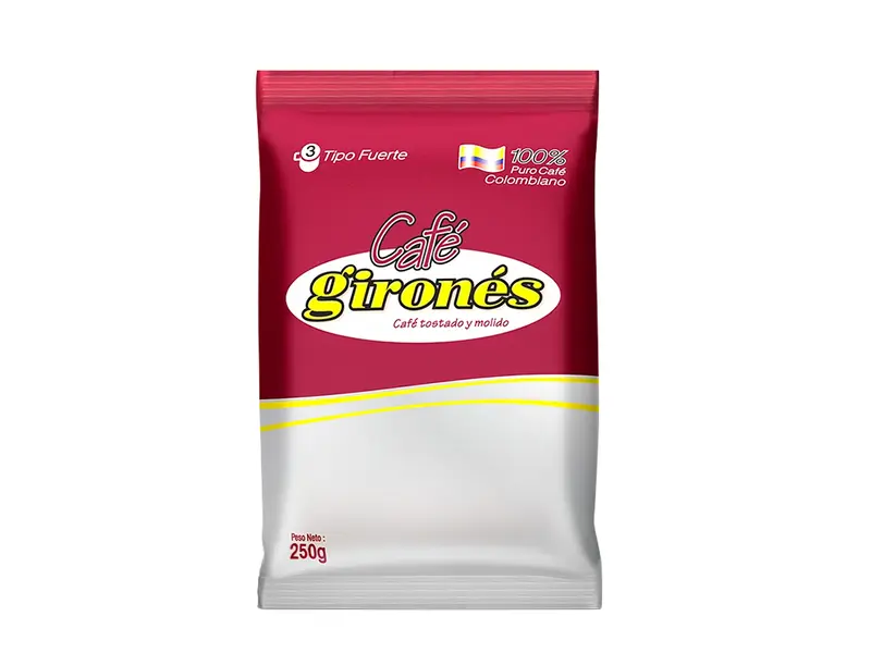 Producto Café tostado y molido 250g