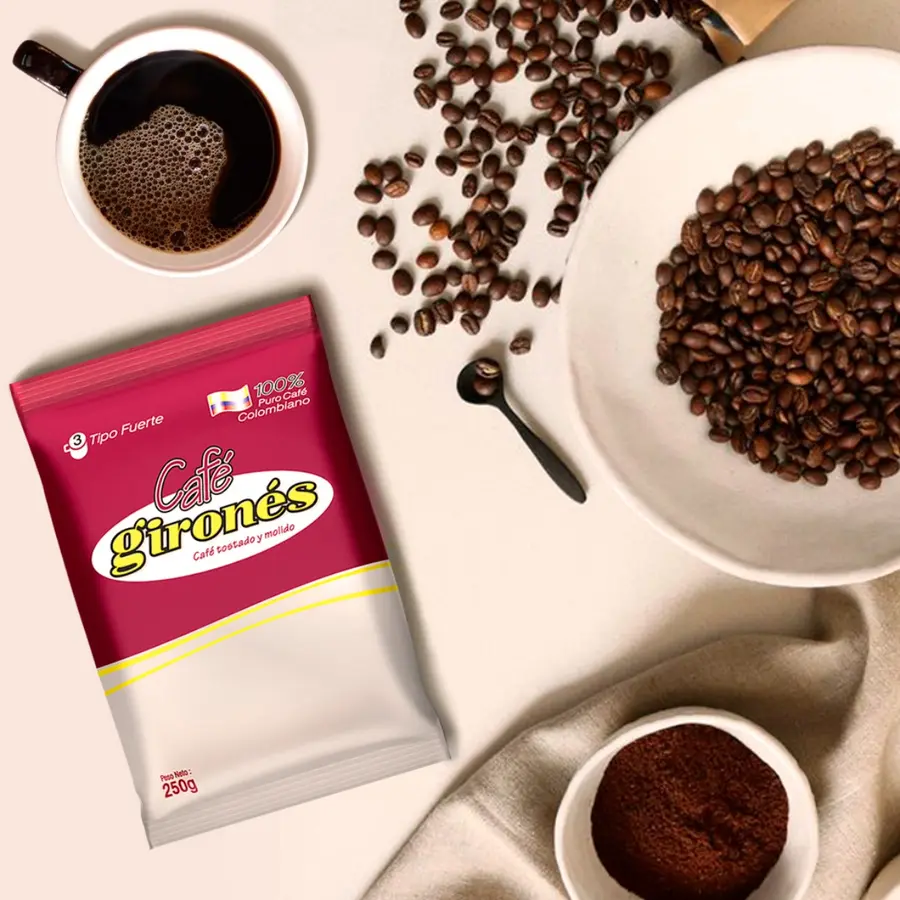 Café tostado y molido 250g