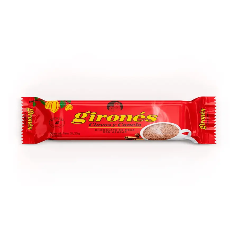 Producto Chocolate clavos y canela con azúcar en Pastillas Individuales