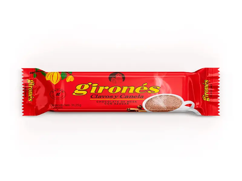 Producto Chocolate clavos y canela con azúcar en Pastillas Individuales