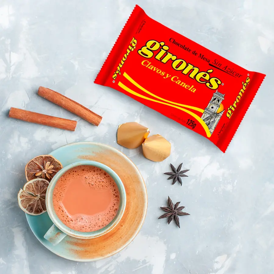 Chocolate clavos y canela sin azúcar 125g