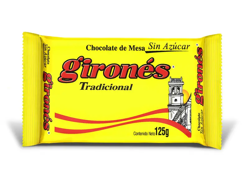Producto Chocolate tradicional sin azúcar 125g