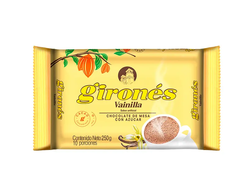Producto Chocolate vainilla con azúcar 250g