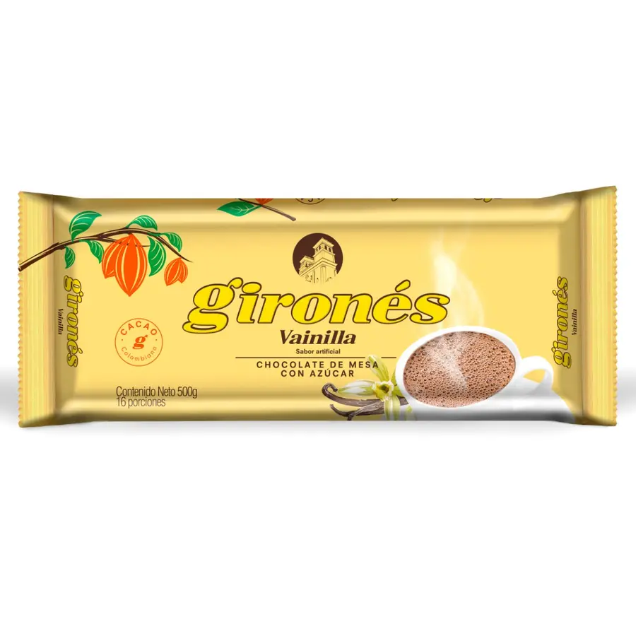 Producto Chocolate vainilla con azúcar 500g