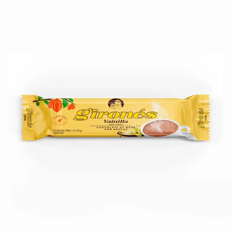 Producto Chocolate vainilla con azúcar en Pastillas Individuales