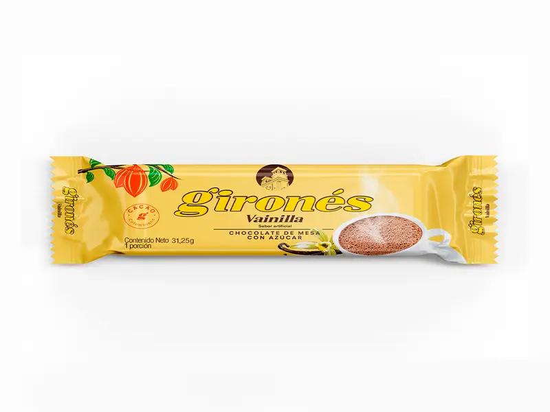 Producto Chocolate vainilla con azúcar en Pastillas Individuales
