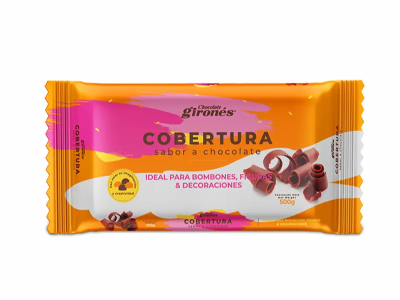 Producto Cobertura sabor a chocolate con leche 500g