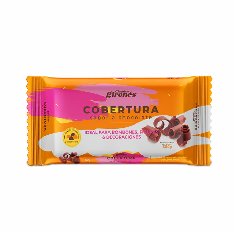 Producto Cobertura sabor a chocolate con leche 500g