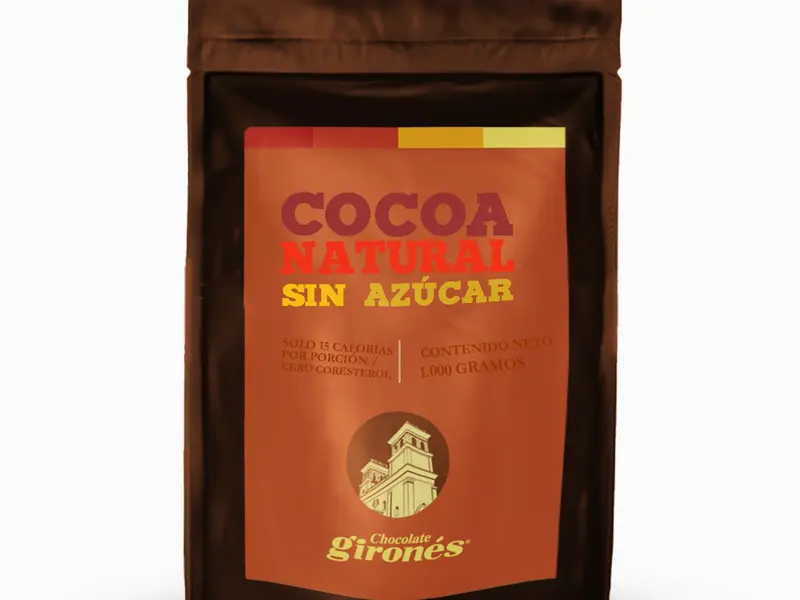 Producto Cocoa natural sin azúcar 1 Kg
