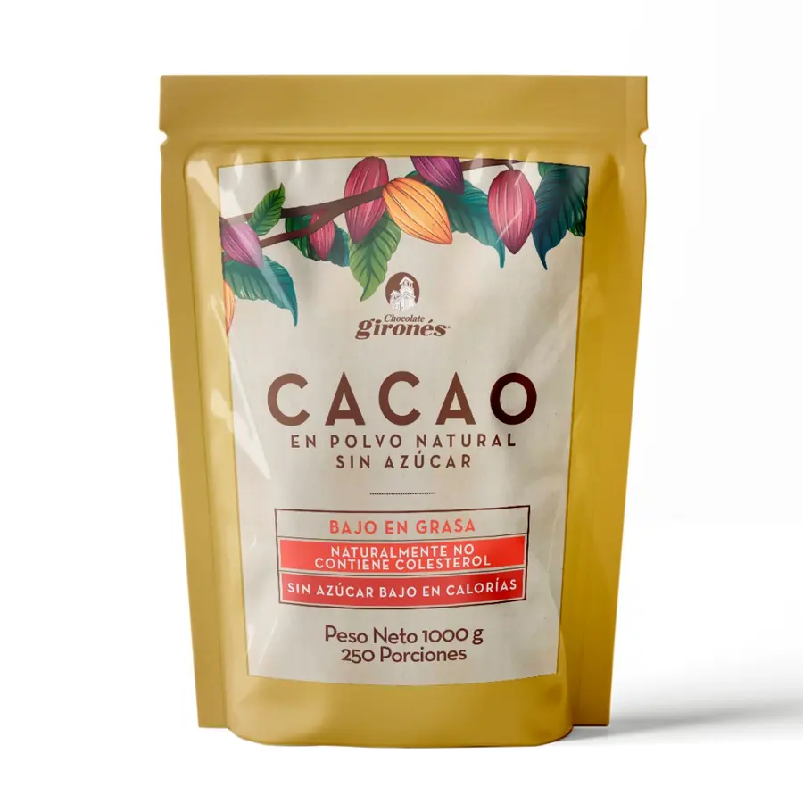 Cocoa natural sin azúcar 1 Kg