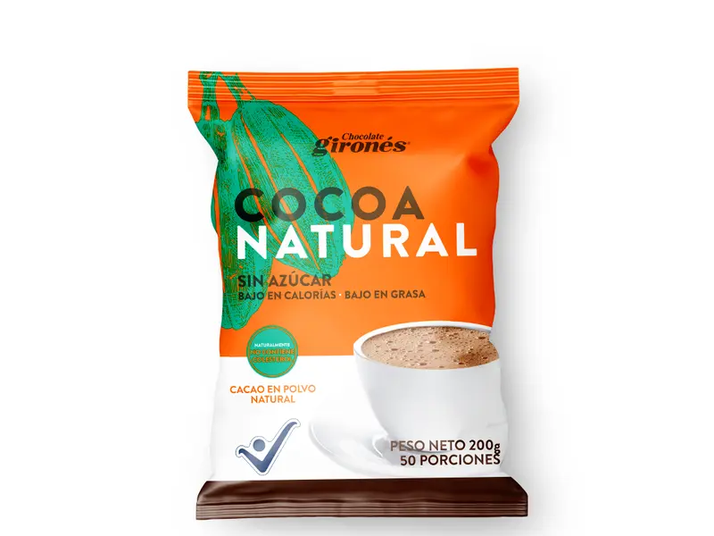 Producto Cocoa natural sin azúcar 200 g