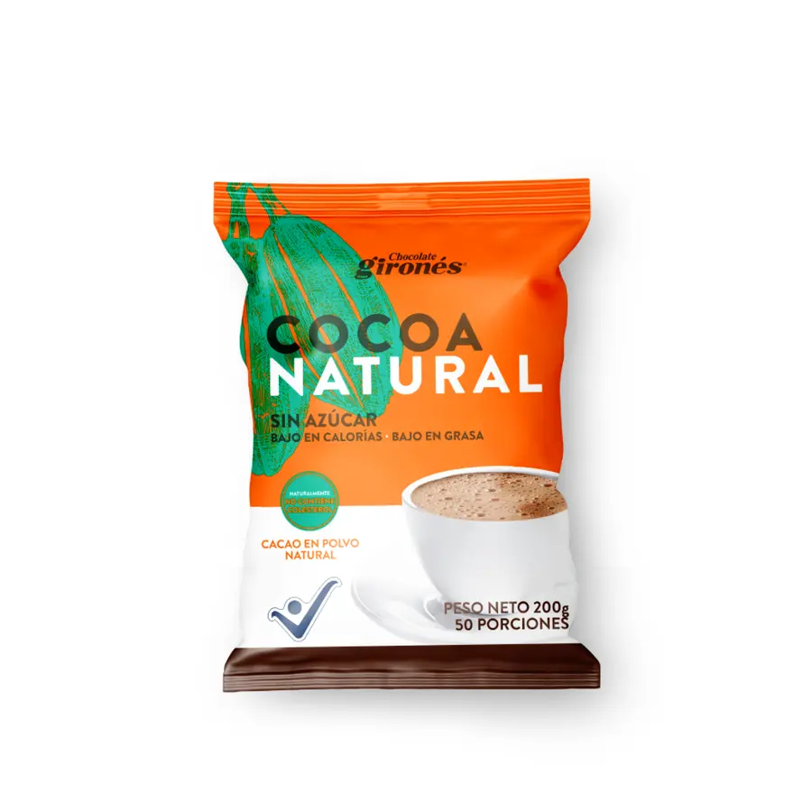 Producto Cocoa natural sin azúcar 200 g