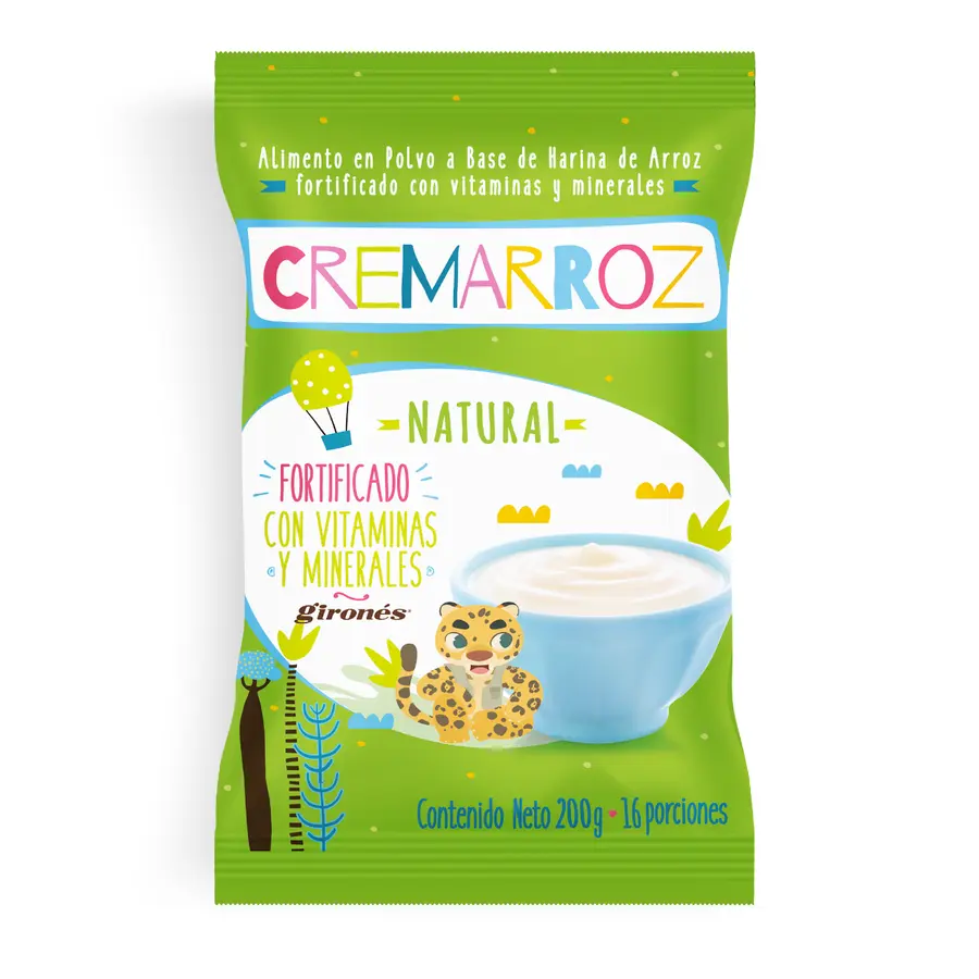 Coladas a base de arroz Cremarroz 200g