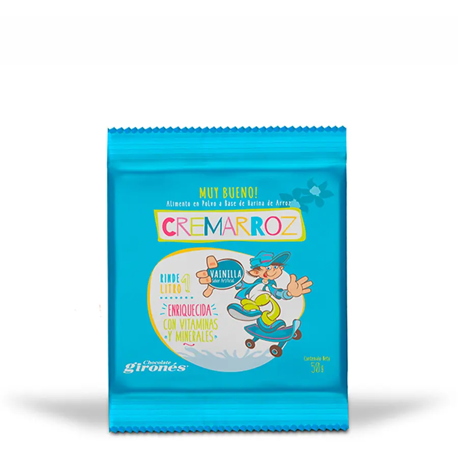 Coladas a base de arroz Cremarroz 50g