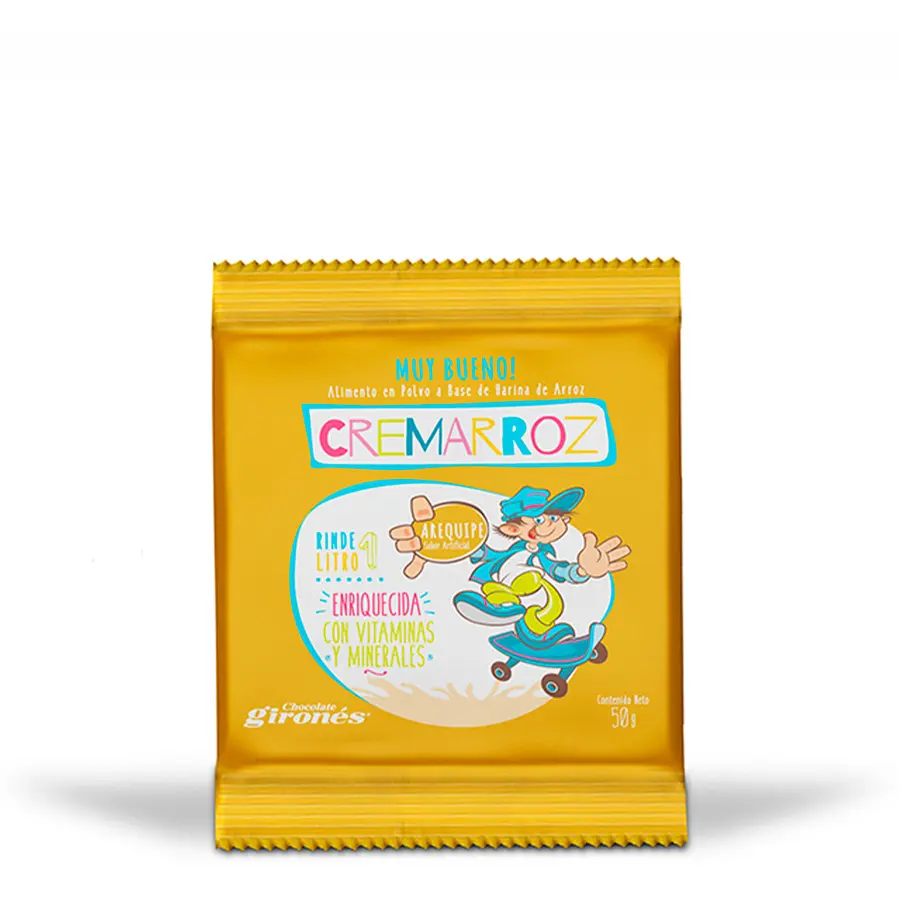 Producto Coladas a base de arroz Cremarroz 50g