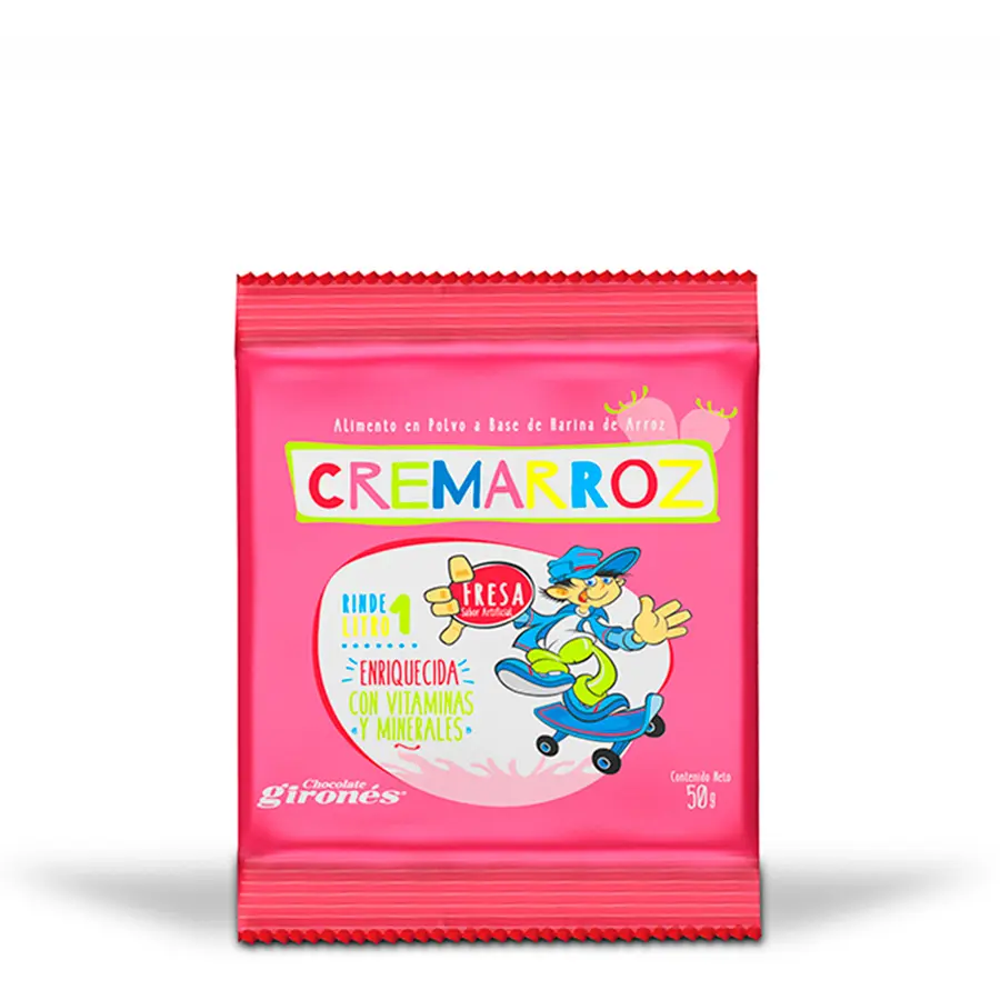 Coladas a base de arroz Cremarroz 50g