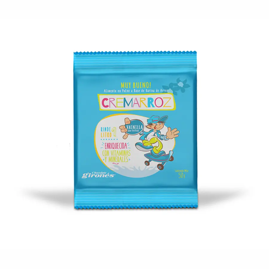 Coladas a base de arroz Cremarroz 50g