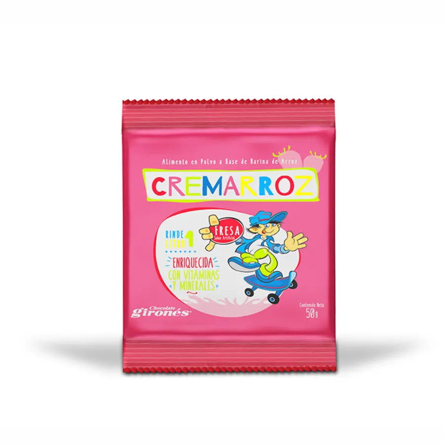 Coladas a base de arroz Cremarroz 50g