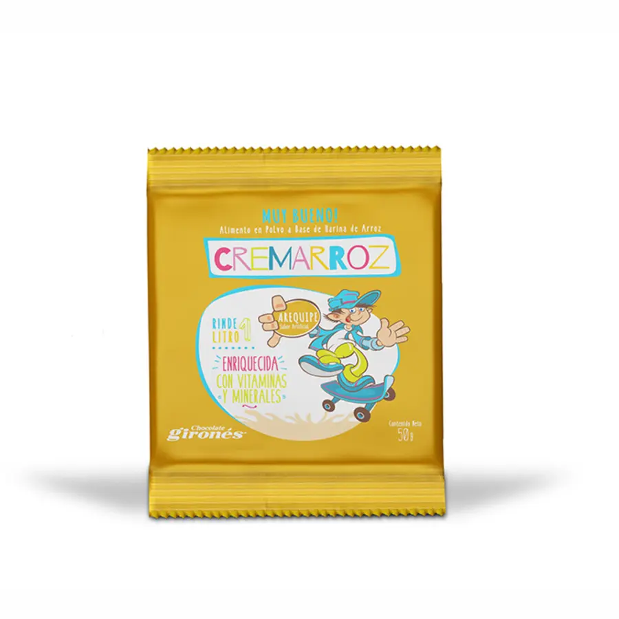 Producto Coladas a base de arroz Cremarroz 50g