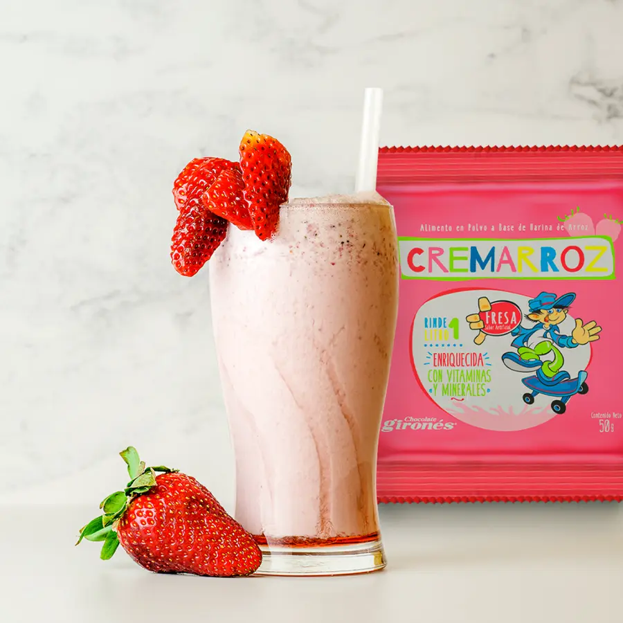 Coladas a base de arroz Cremarroz 50g