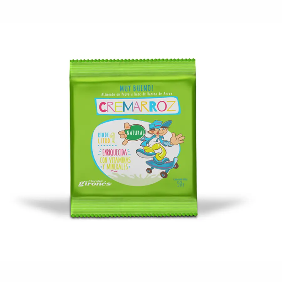 Coladas a base de arroz Cremarroz 50g