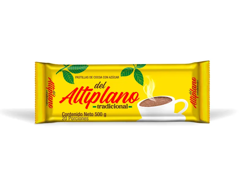 Producto Pastillas de cocoa Del Altiplano con azúcar 500g
